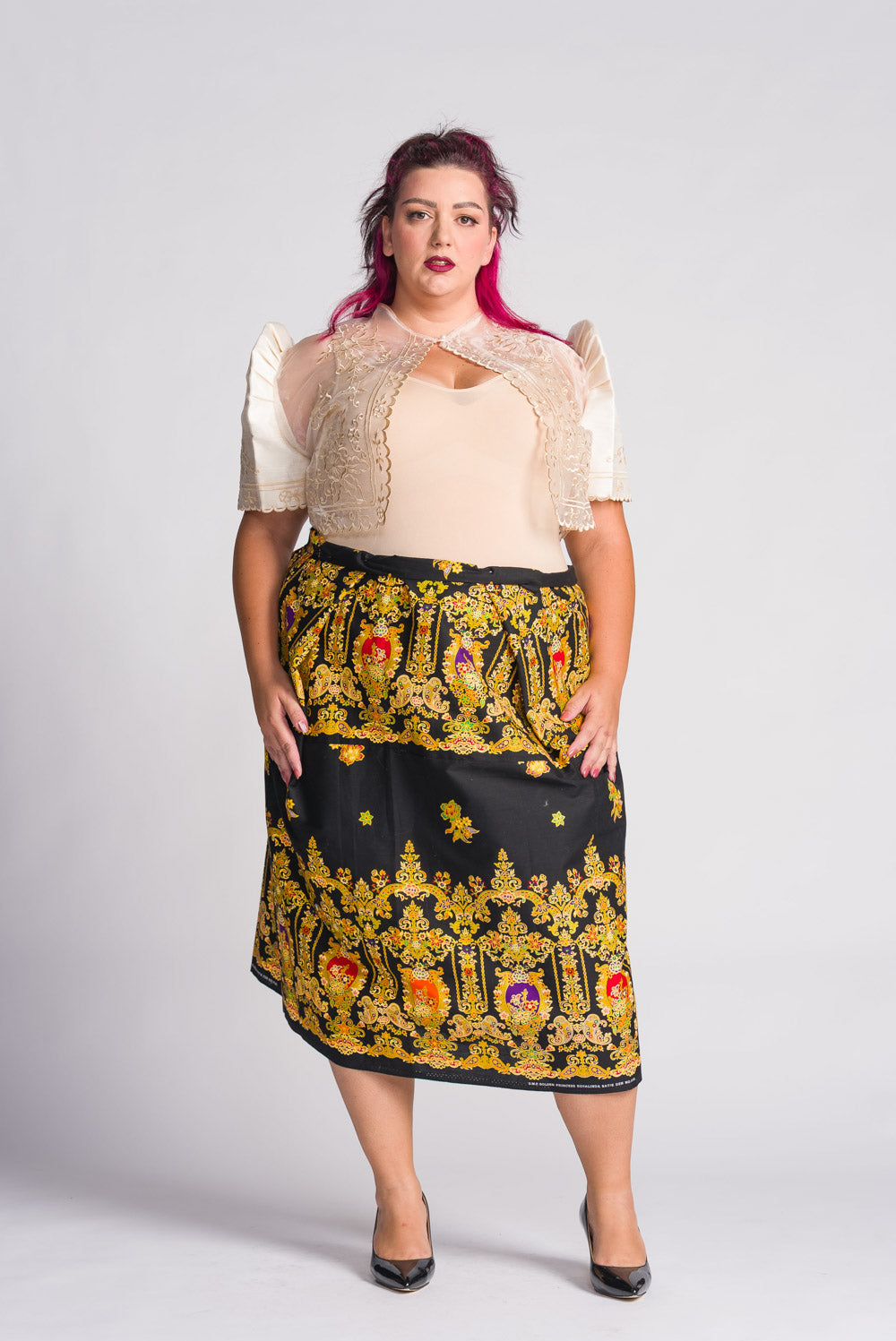 'Carmen' Filipiniana Bolero (Cream)