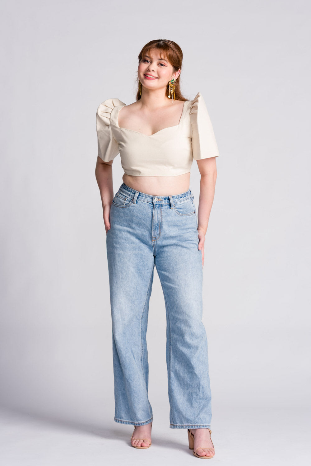 'Valora' Capiz Shell Handmade Earrings by Boho Manila