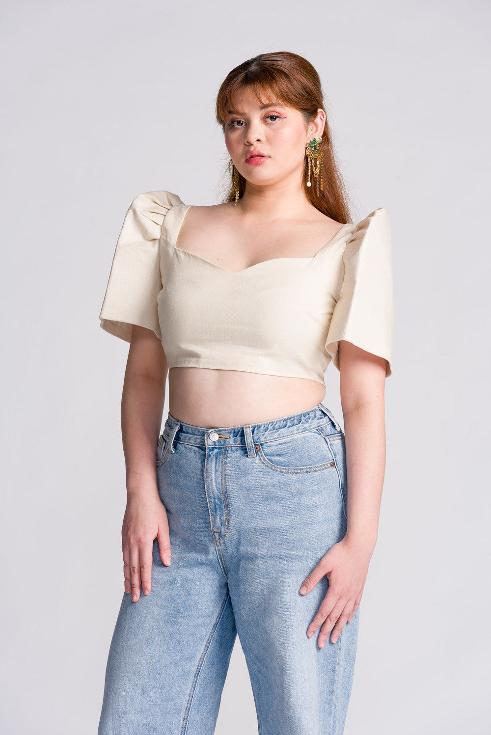 'Valora' Capiz Shell Handmade Earrings by Boho Manila