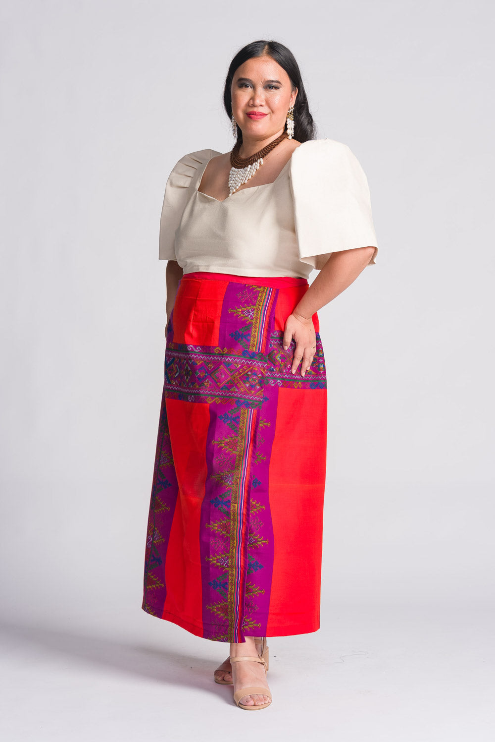 'Alunsina' Mindanao Malong-Inspired Wrap Skirt