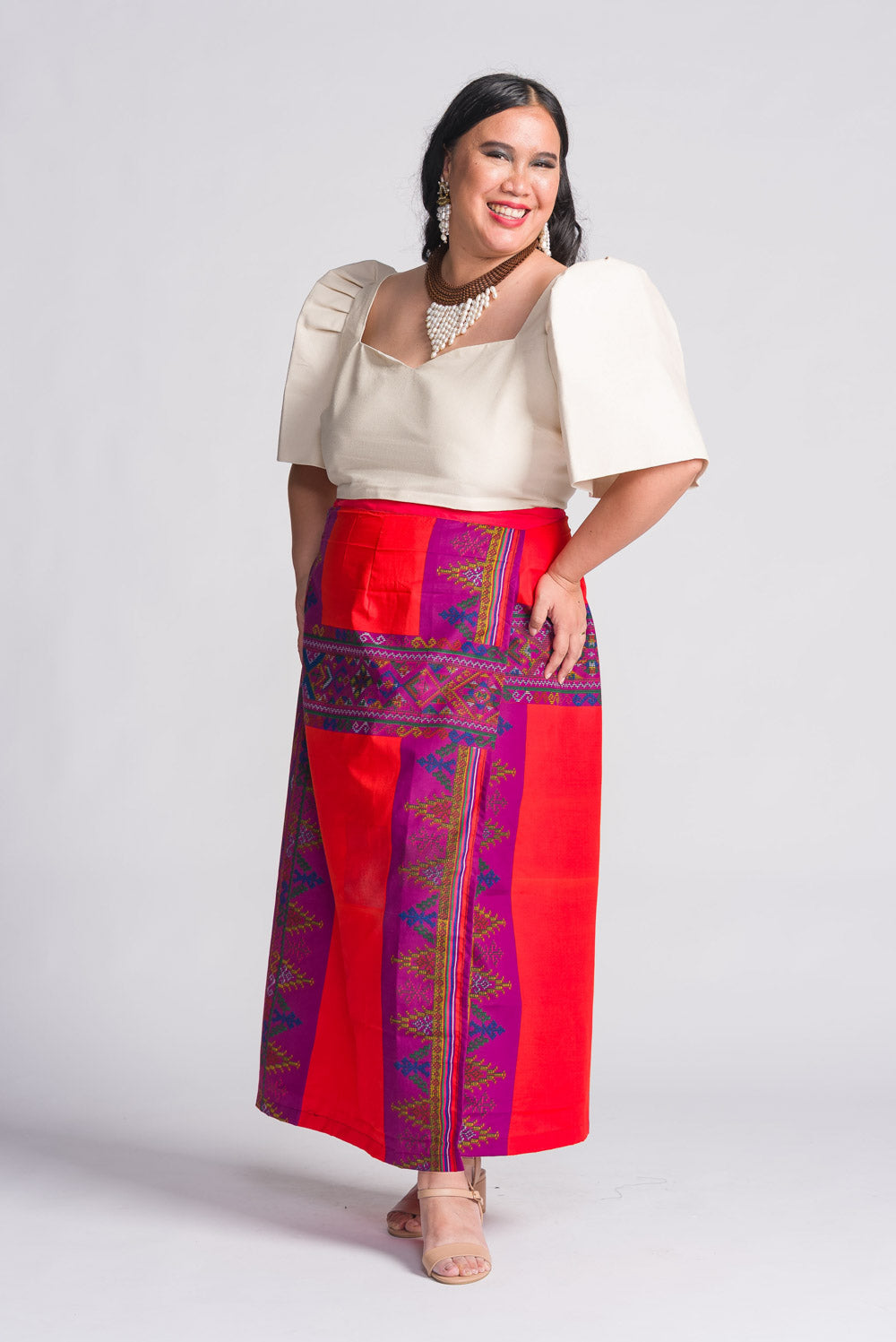 'Alunsina' Mindanao Malong-Inspired Wrap Skirt