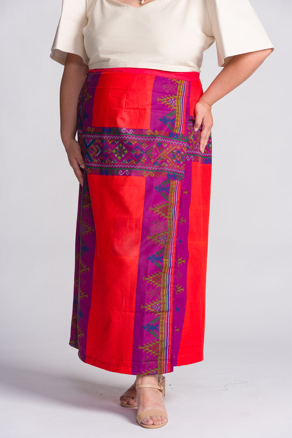 'Alunsina' Mindanao Malong-Inspired Wrap Skirt