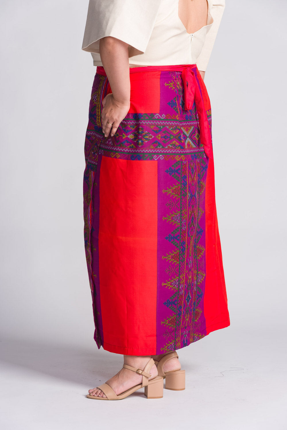 'Alunsina' Mindanao Malong-Inspired Wrap Skirt