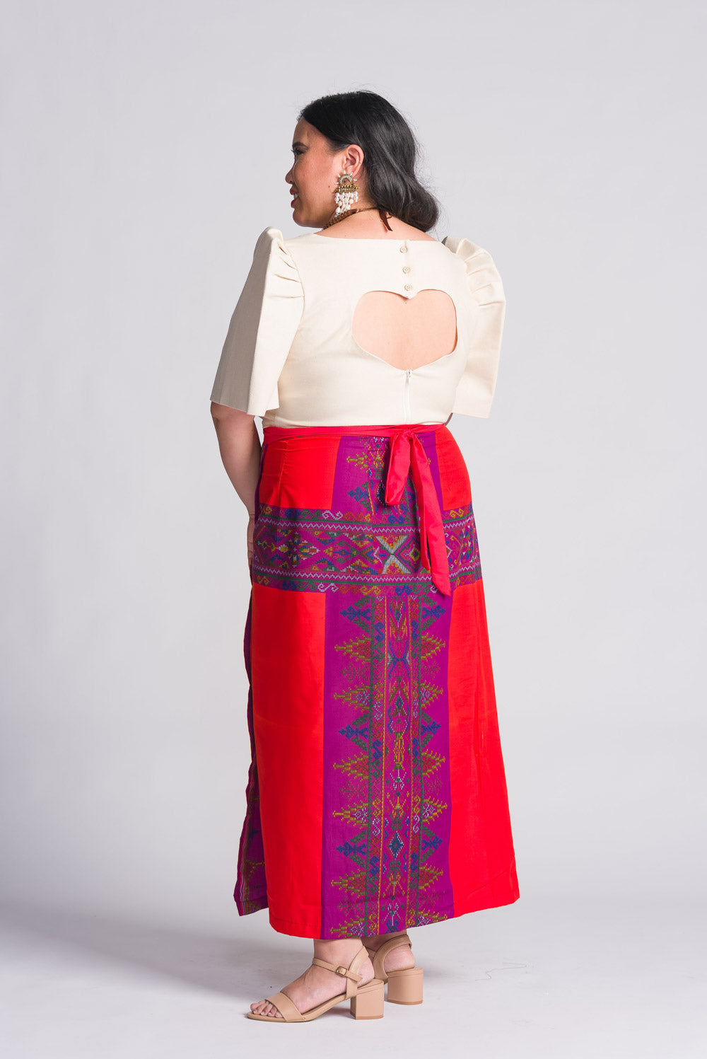 'Alunsina' Mindanao Malong-Inspired Wrap Skirt
