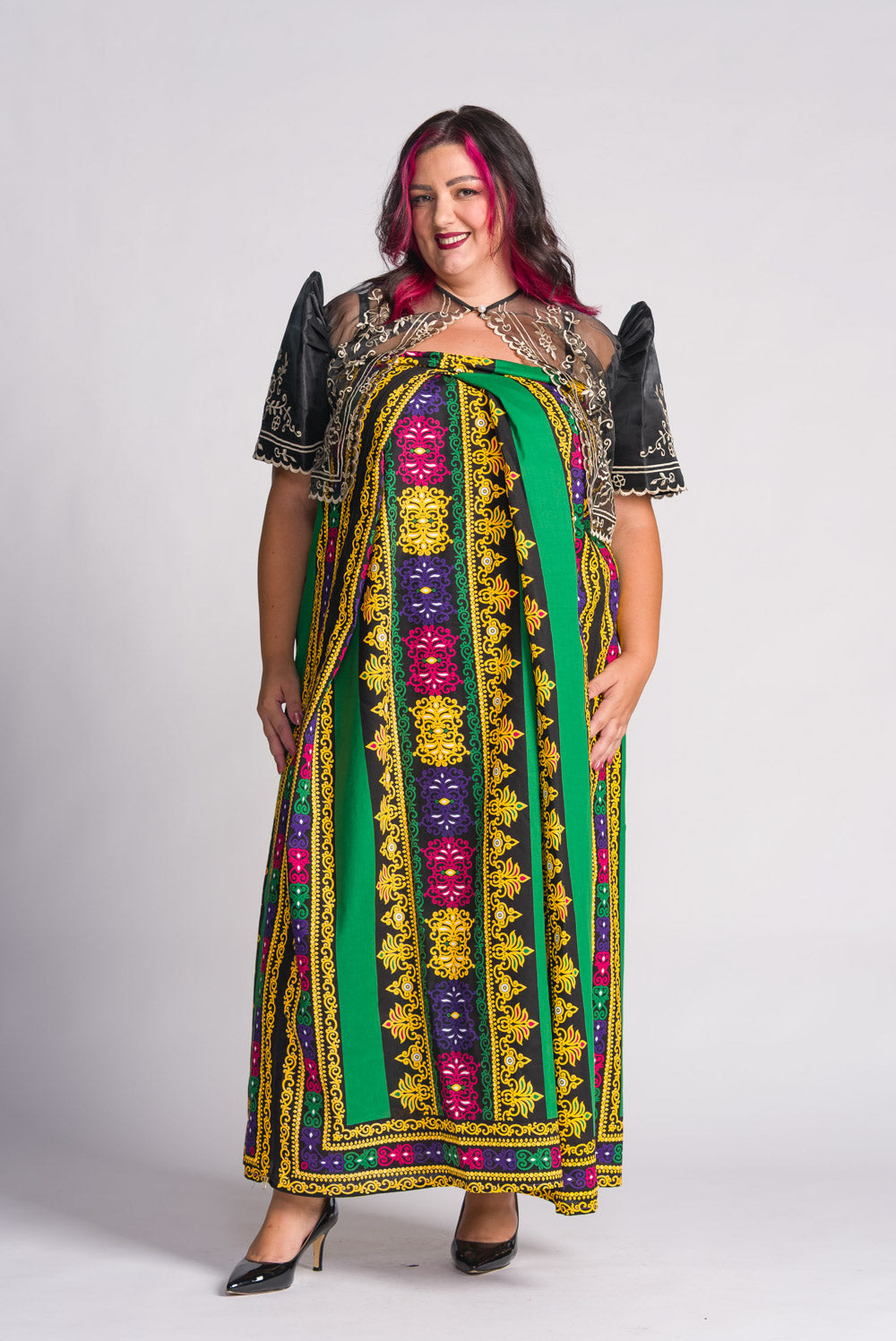 'Luwalhati' Malong Mindanao Geometric Print