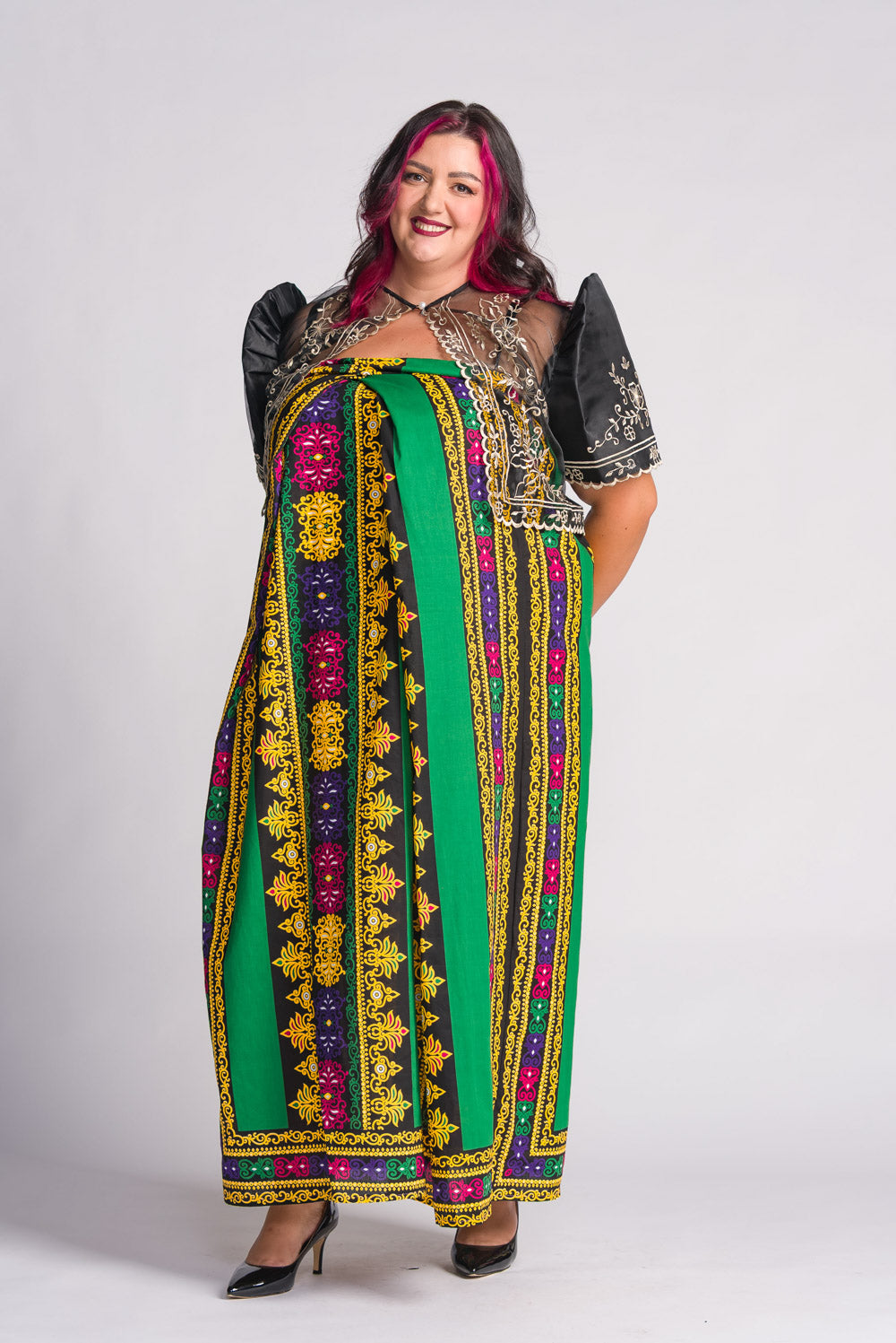'Luwalhati' Malong Mindanao Geometric Print