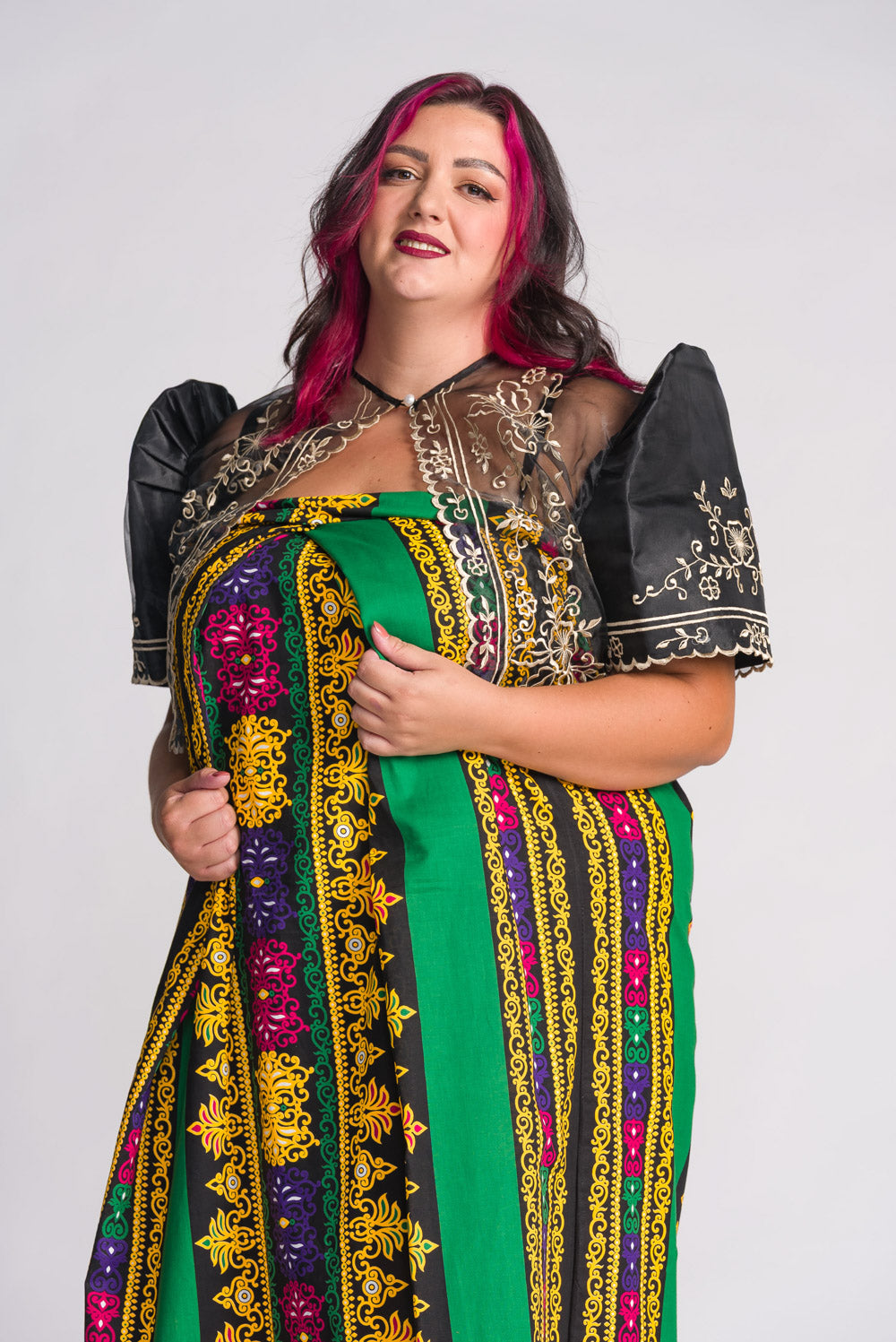 'Luwalhati' Malong Mindanao Geometric Print