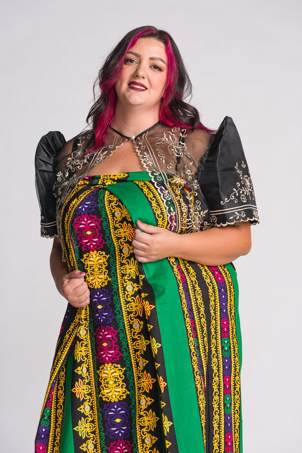 'Luwalhati' Malong Mindanao Geometric Print