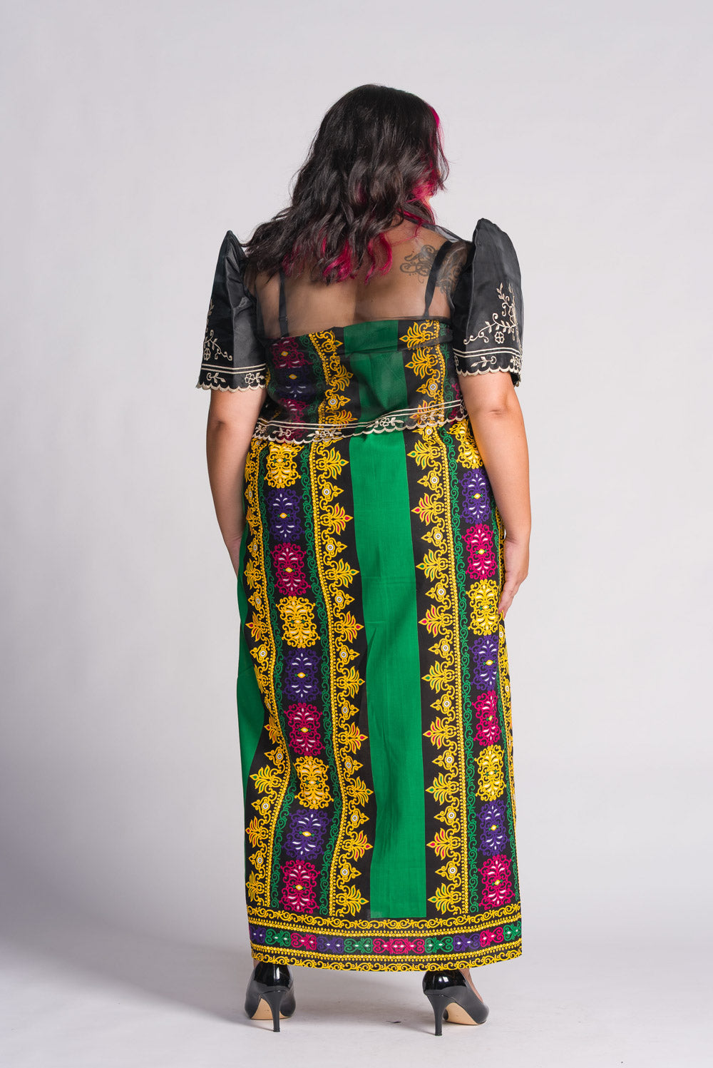 'Luwalhati' Malong Mindanao Geometric Print