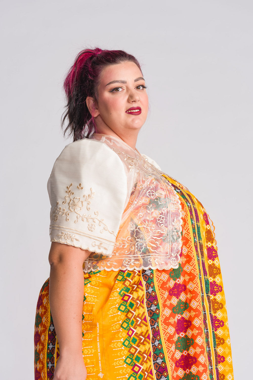 'Ilaya' Malong Mindanao Geometric Print