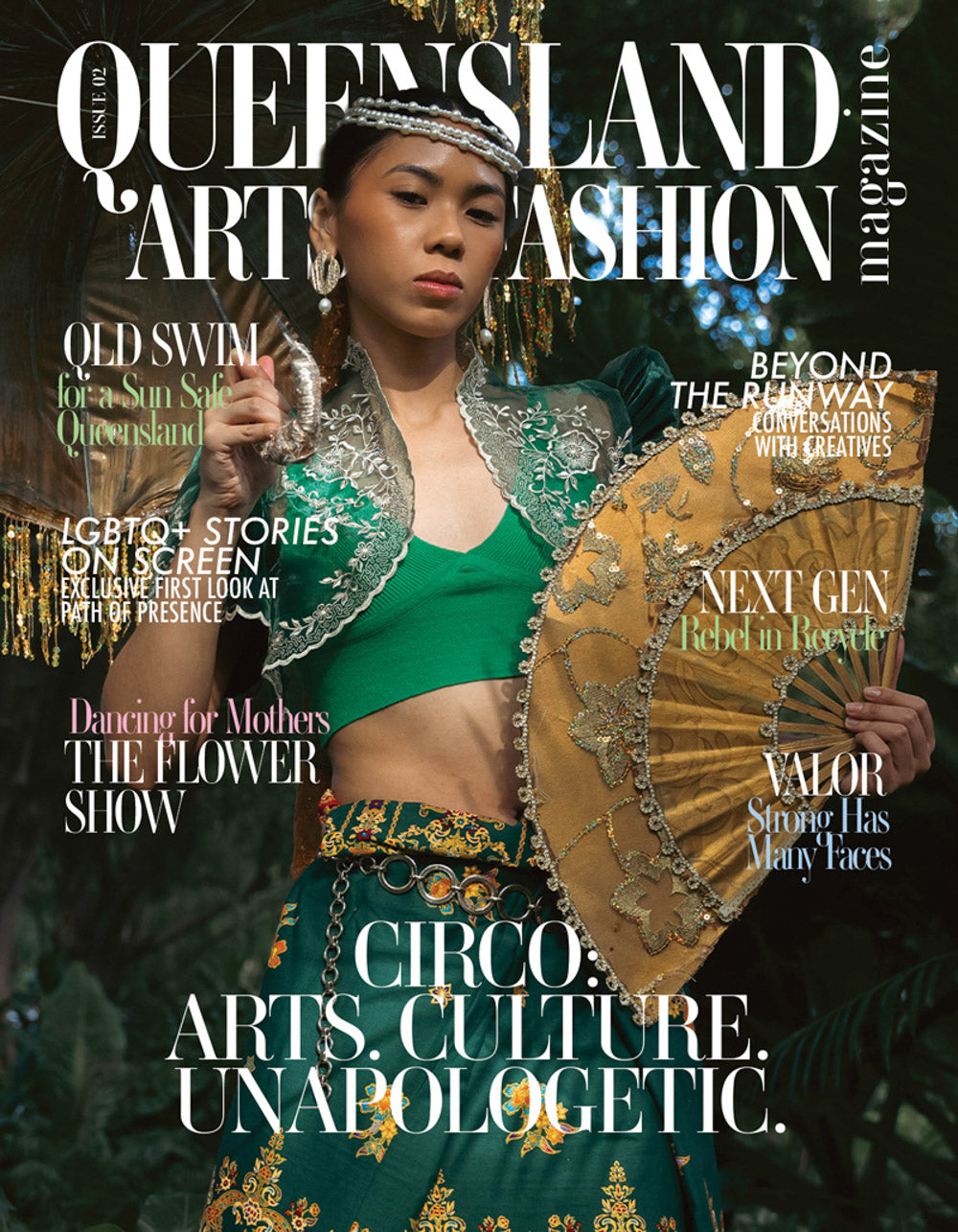 'Dalisay' Malong Mindanao Geometric Print (Green)