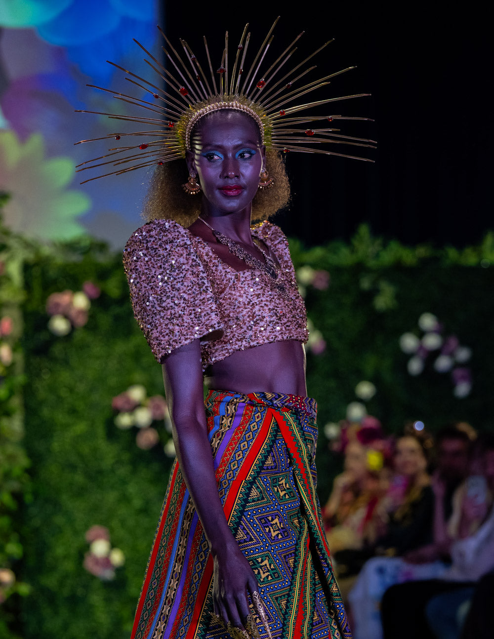 'Diwa' Malong Mindanao Geometric Print