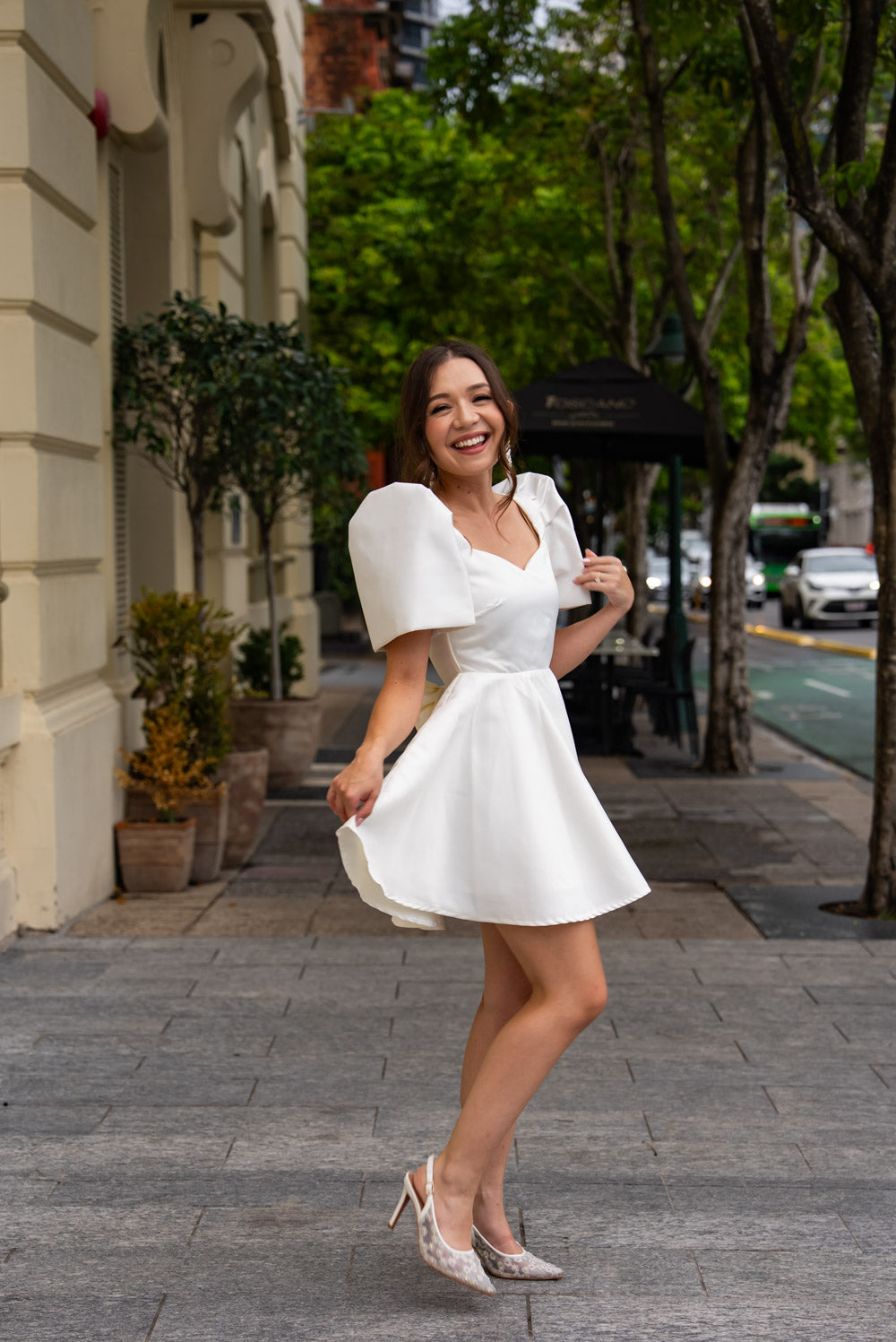 Filipiniana Bridal Mini Dress 'Love'