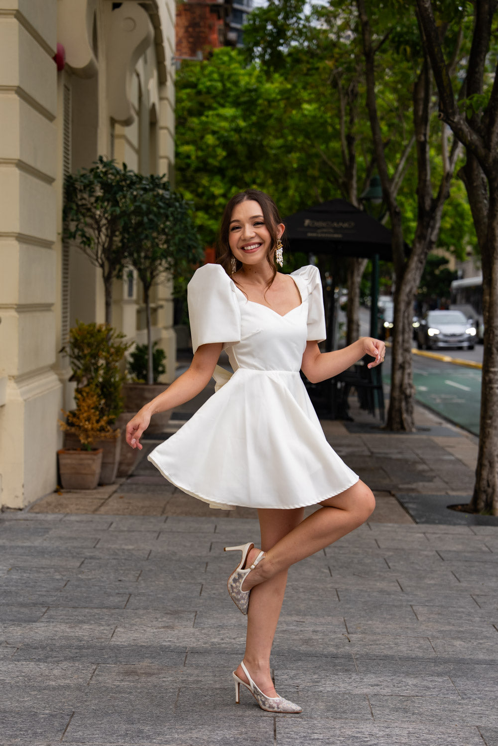 Filipiniana Bridal Mini Dress 'Love'