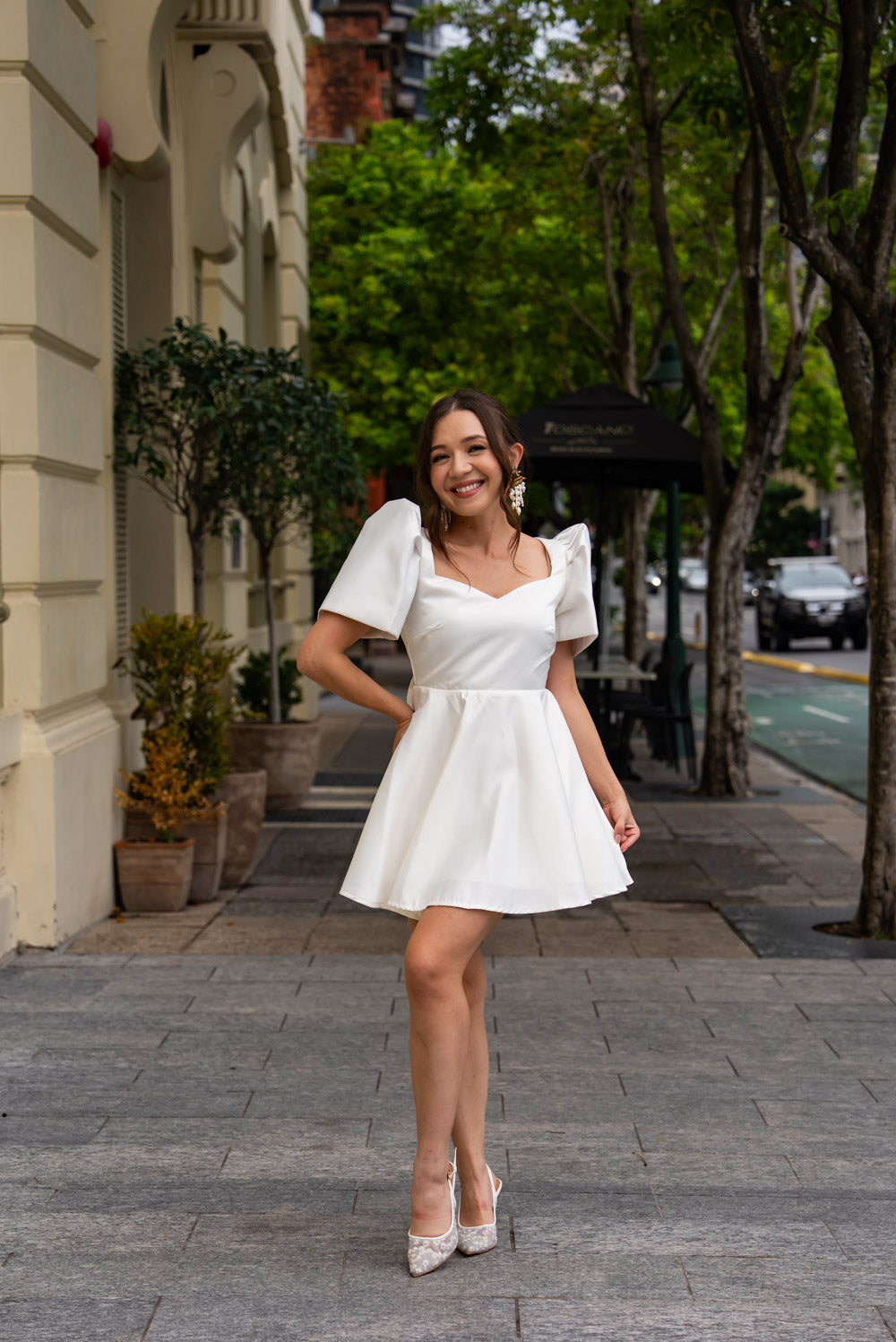 Filipiniana Bridal Mini Dress 'Love'