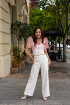 Filipiniana Bolero 'Nene' in Peony Pink, full length – Mestiza Filipina