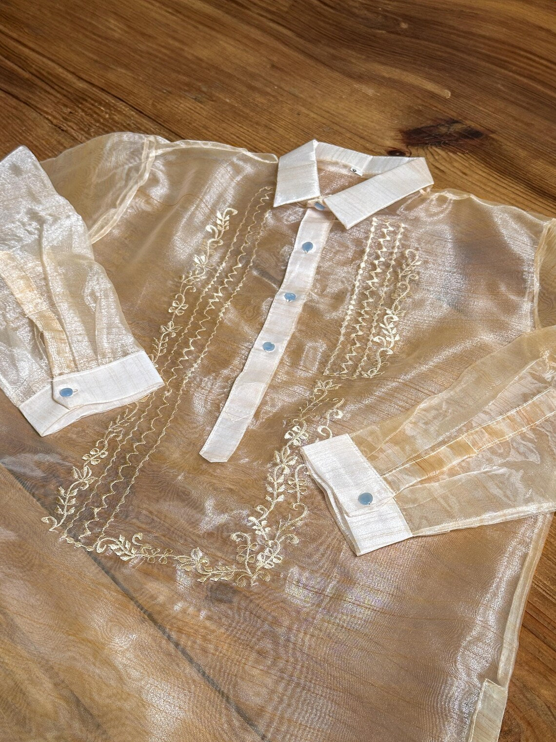 'Piolo' Classic Barong Tagalog (Beige)