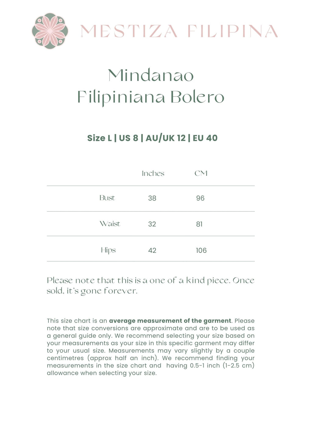 'Buwan' Mindanao Geometric Print Filipiniana Bolero