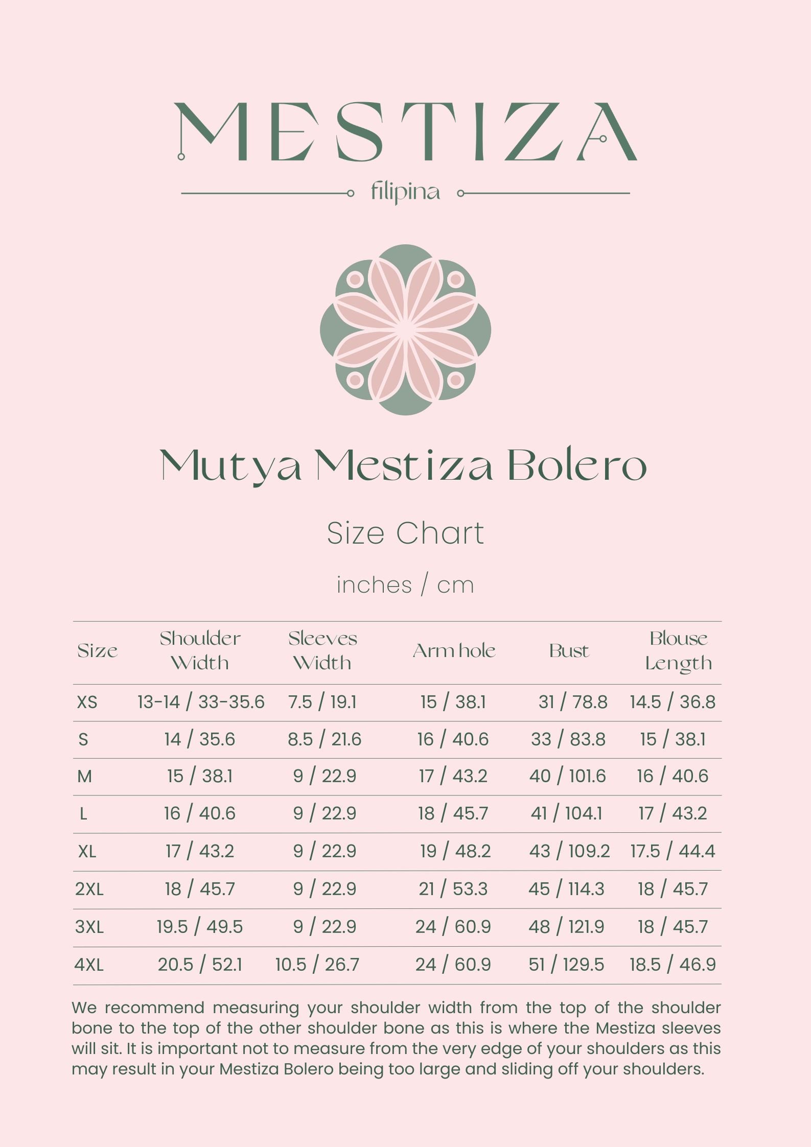 'Mutya' Filipiniana Bolero (Cream)