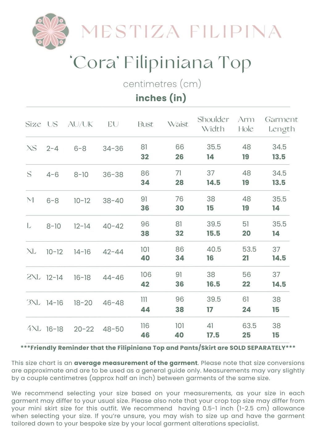 'Cora' Modern Filipiniana Wrap Top (Floral)