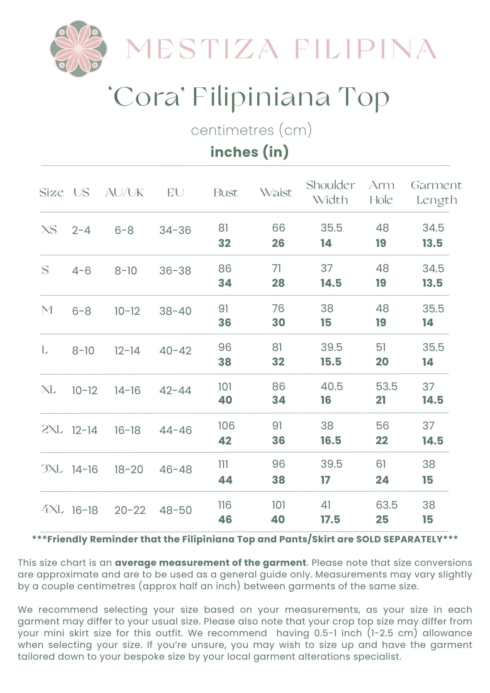 'Cora' Modern Filipiniana Wrap Top (Floral)