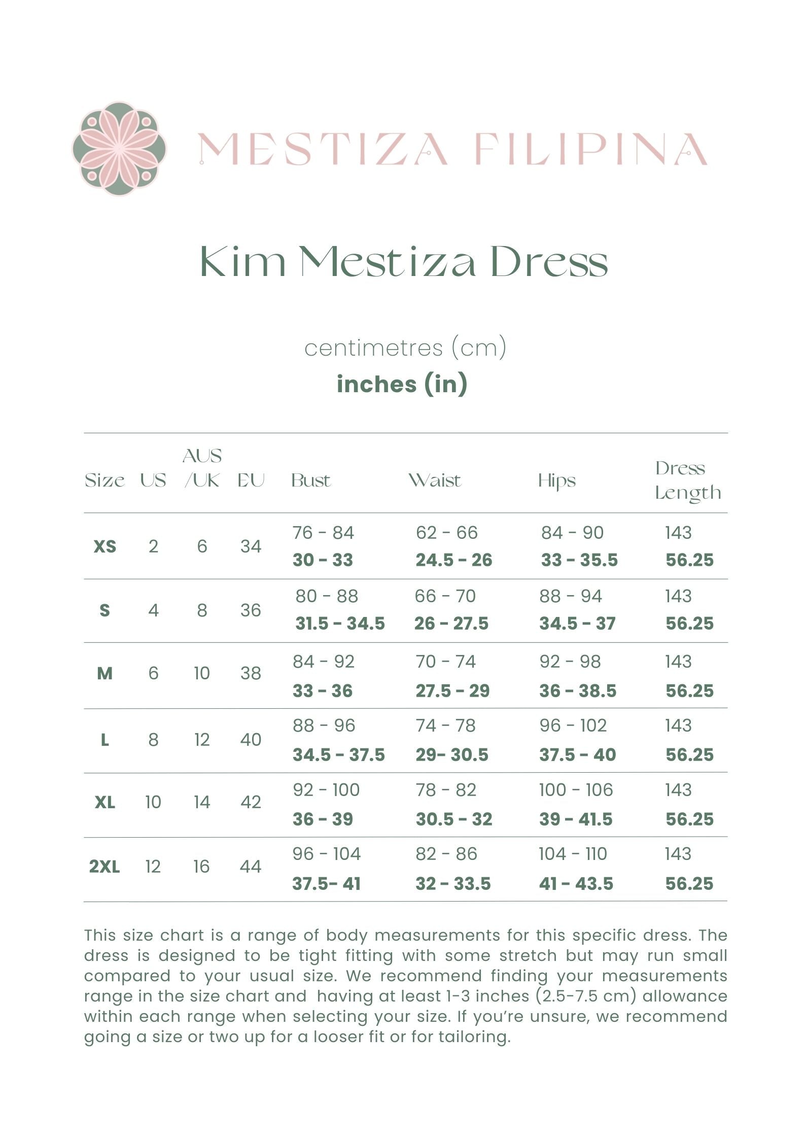 Kim Mestiza Dress (Rose Gold)