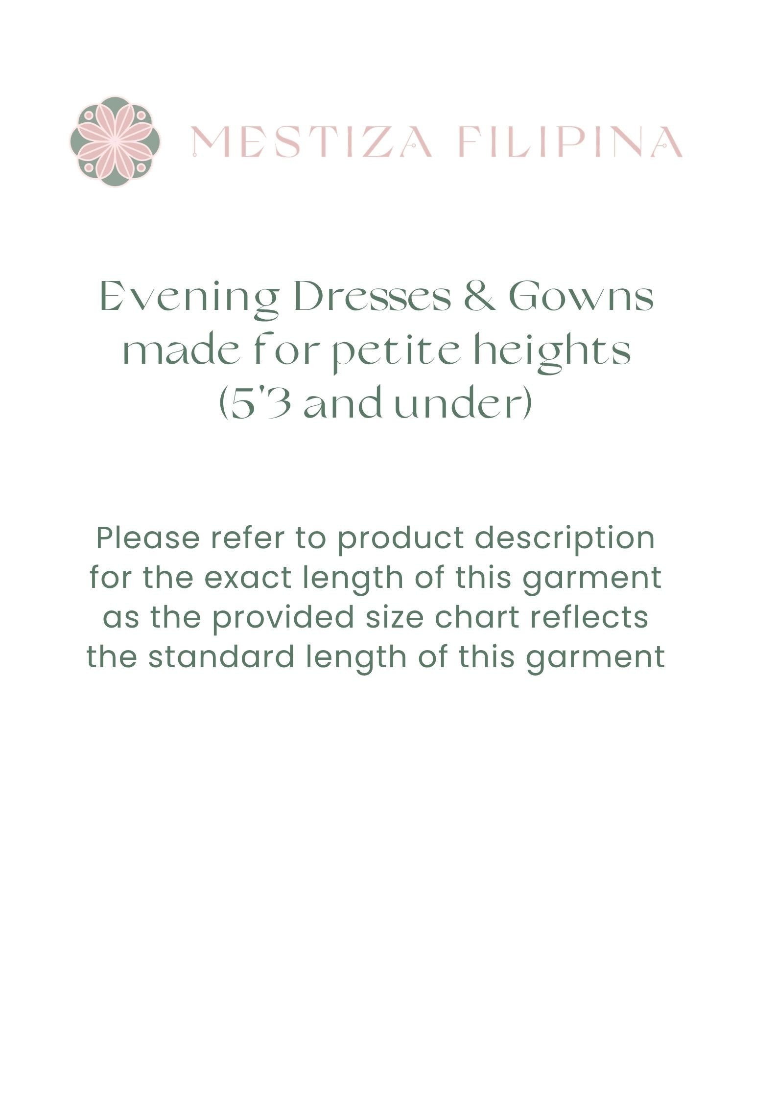 'Mayari' Sequin Gown (Emerald Green) for petite 5'3 and under