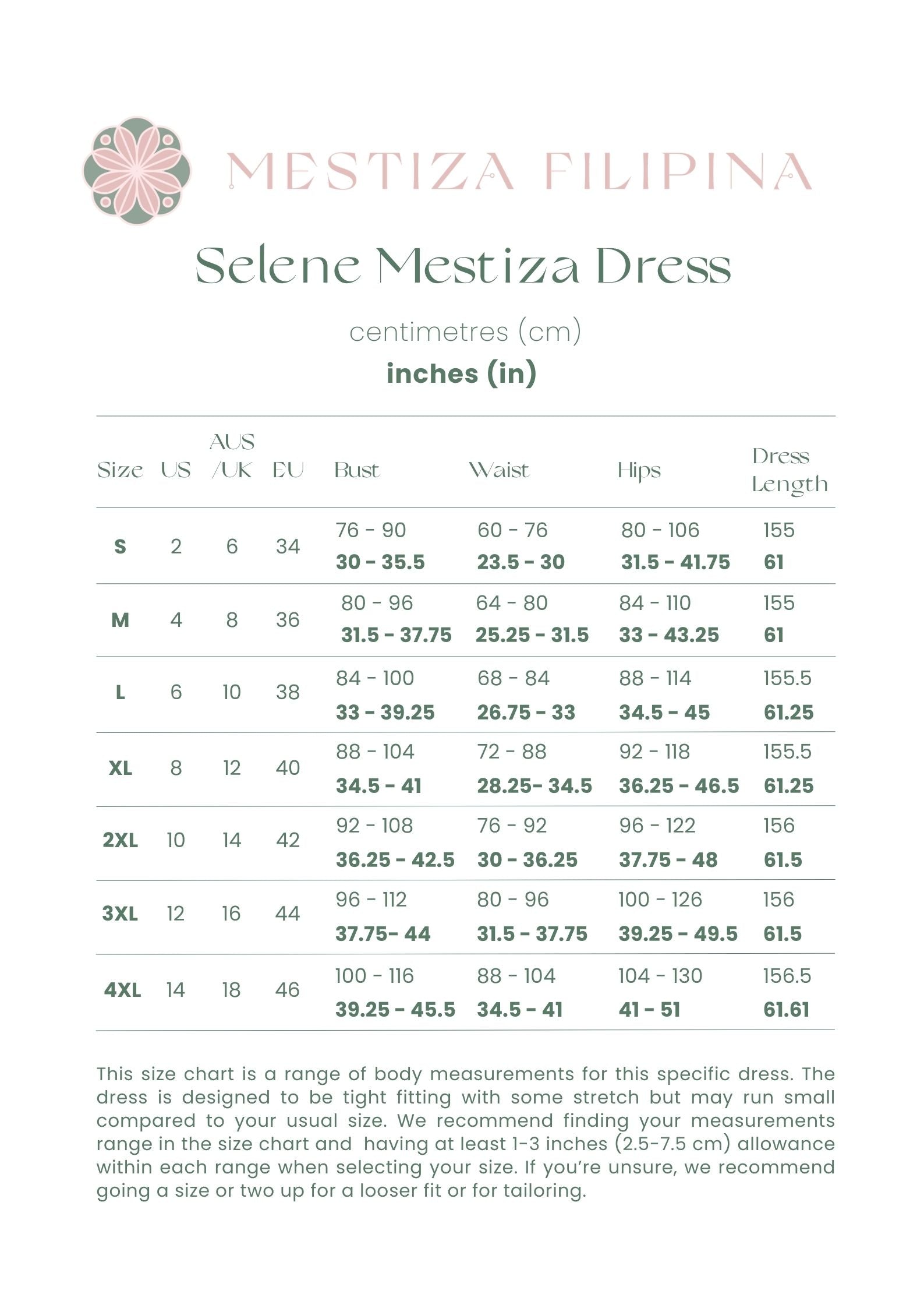 Selene Mestiza Dress (Rose Gold)