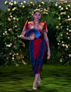 Filipiniana Bolero 'Luisa' in Burgundy, styled look – Mestiza Filipina