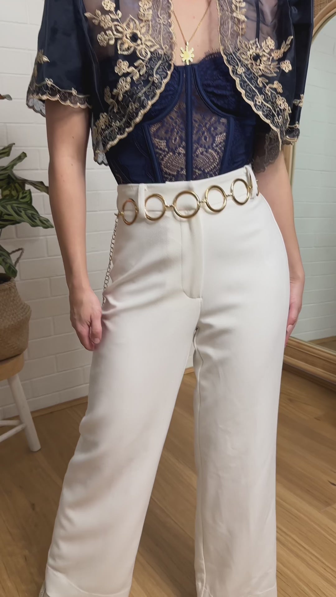 Luisa Mestiza Bolero (Navy)