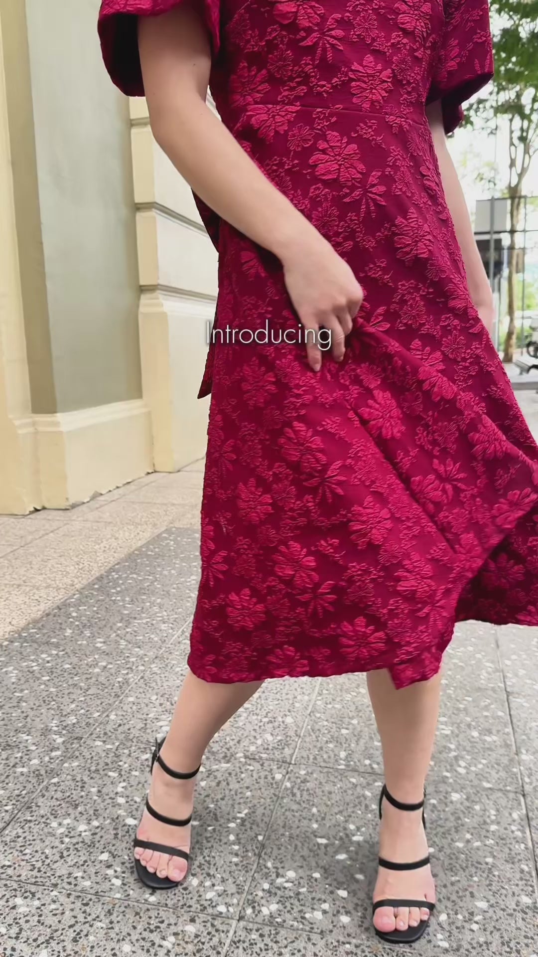 Love Midi Filipiniana Dress (Snow White)