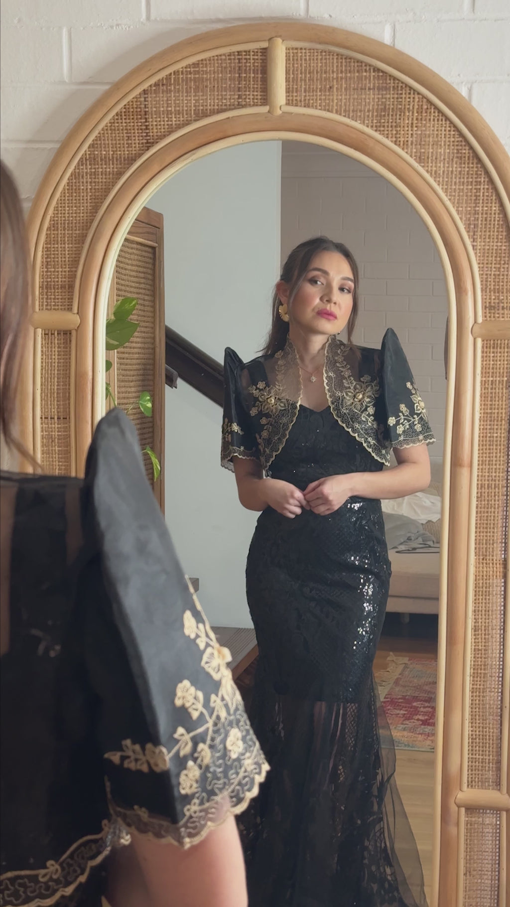 Luisa Mestiza Bolero (Black)