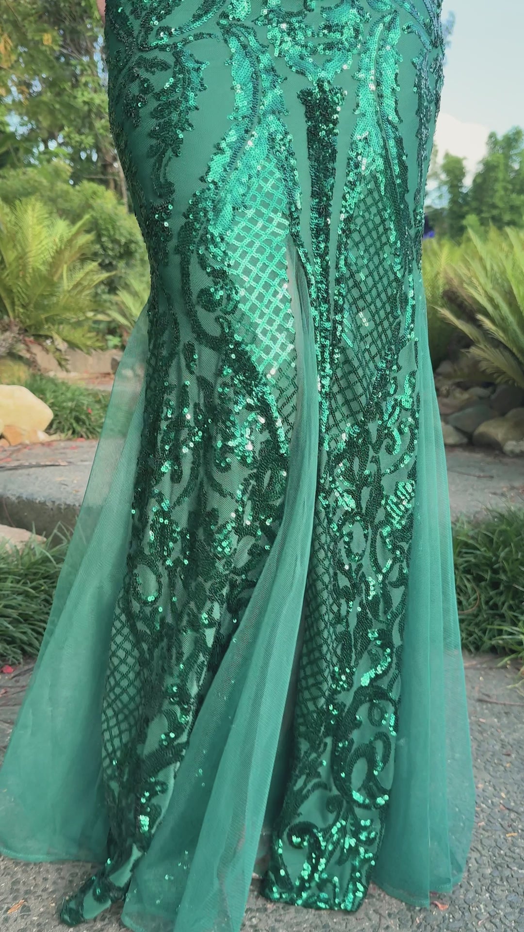 Mayari Mestiza Dress (Emerald Green)