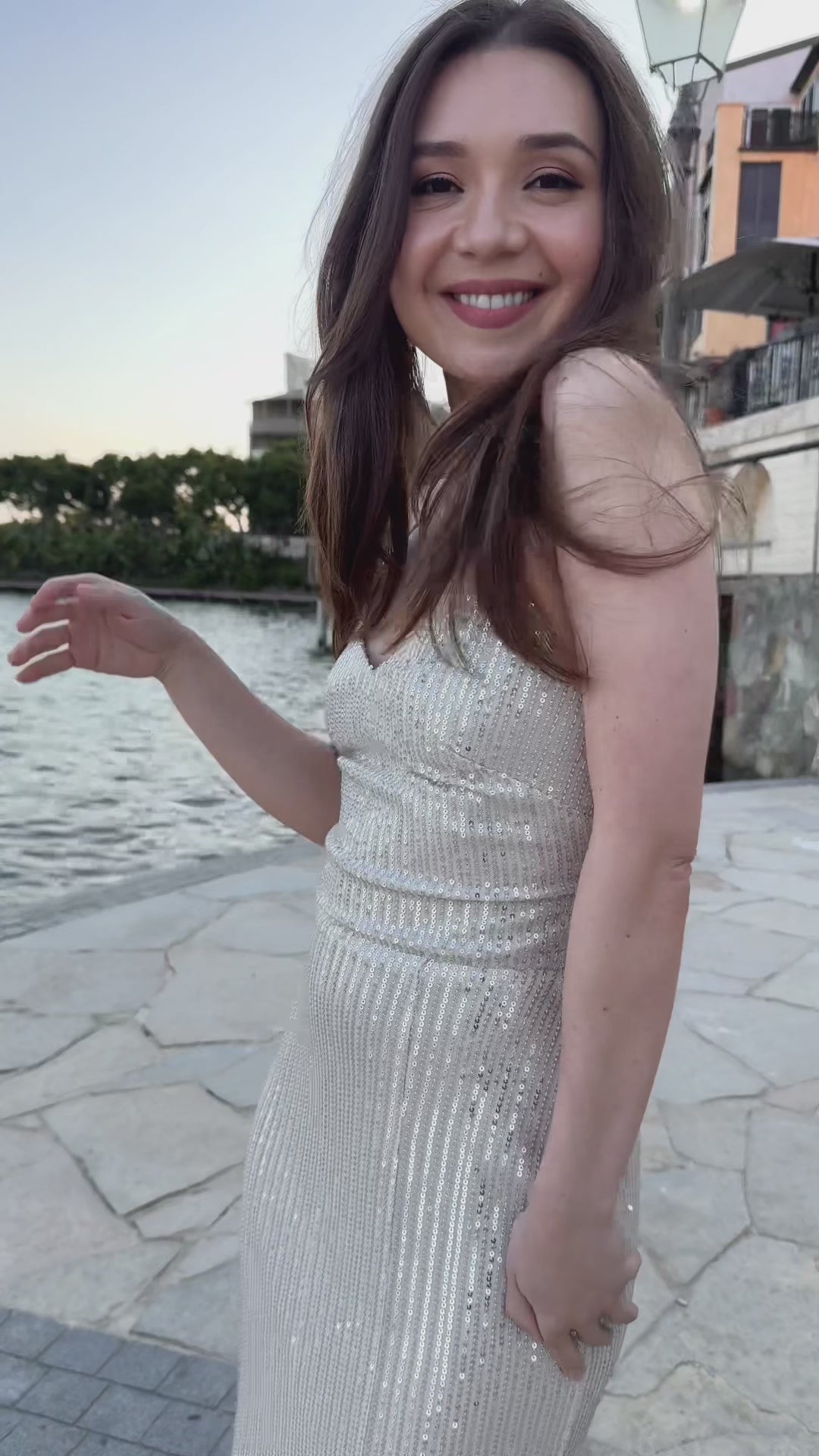 Kim Mestiza Dress (Champagne)