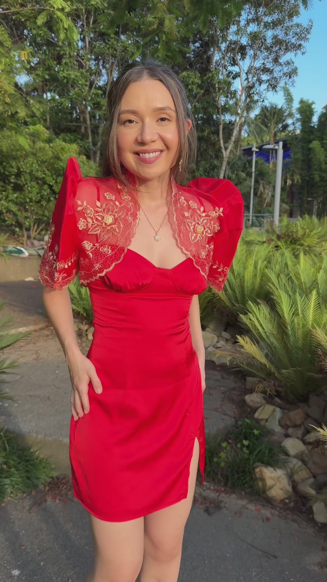 Luisa Mestiza Bolero (Red)