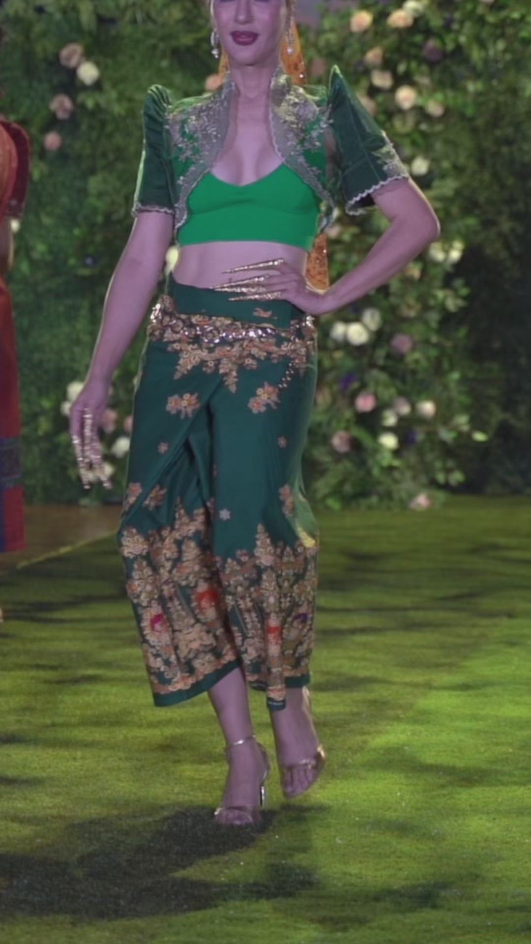 'Dalisay' Malong Mindanao Geometric Print (Green)