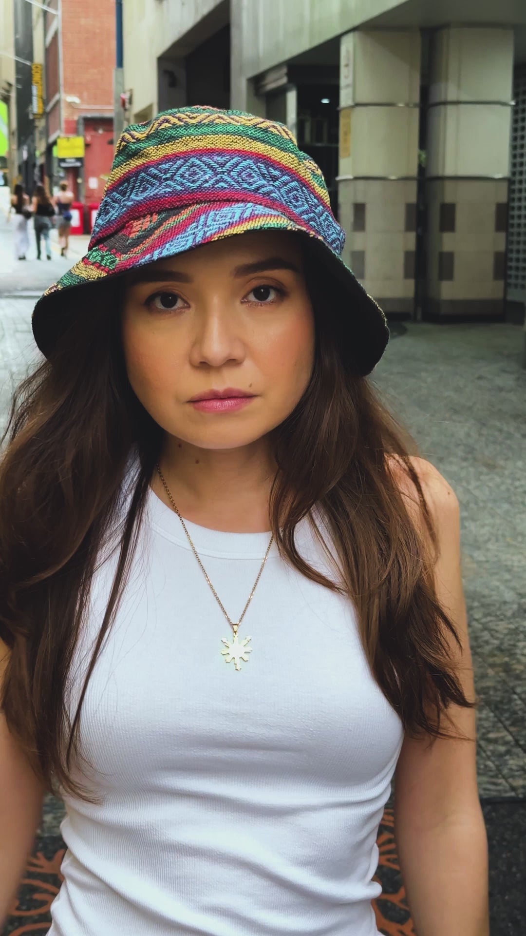Philippines Sun & Stars Necklace (Gold)