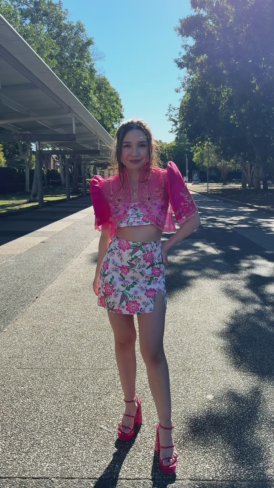 Luisa Mestiza Bolero (Pink)
