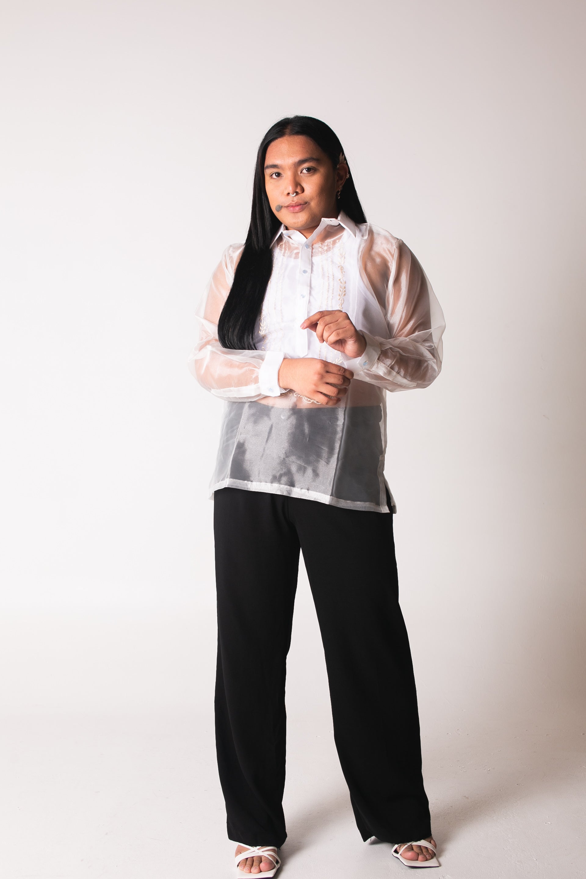 'Piolo' Classic Barong Tagalog (Ivory White)