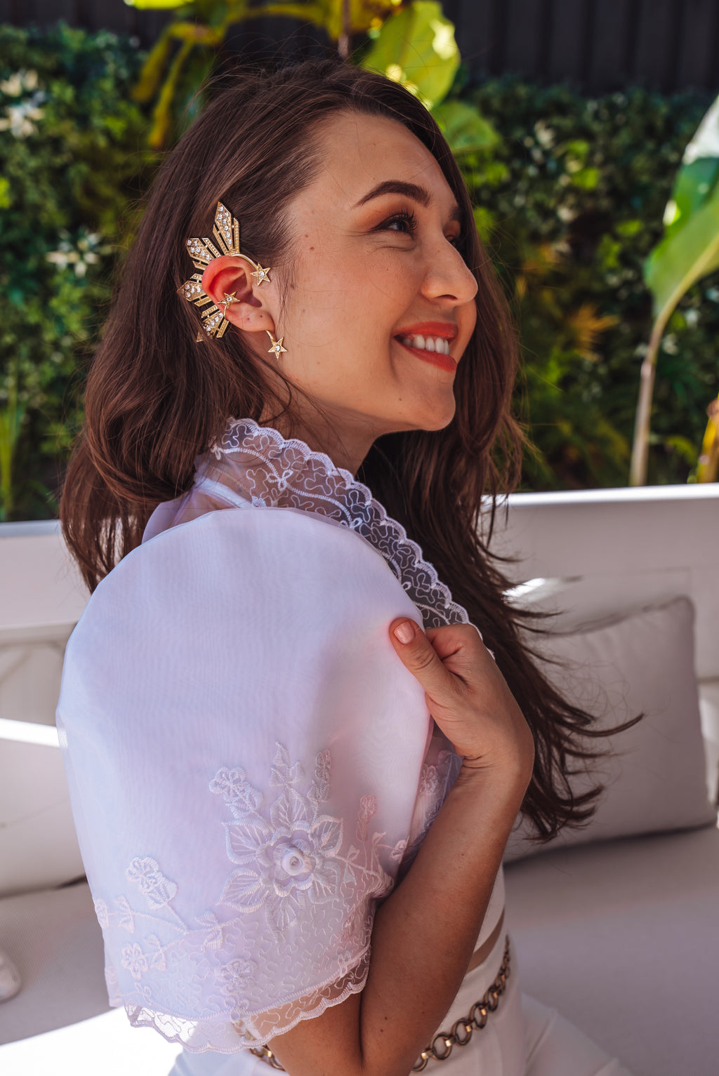 Catriona 'Sun and Stars' Ear Cuff (Gold | Glam)