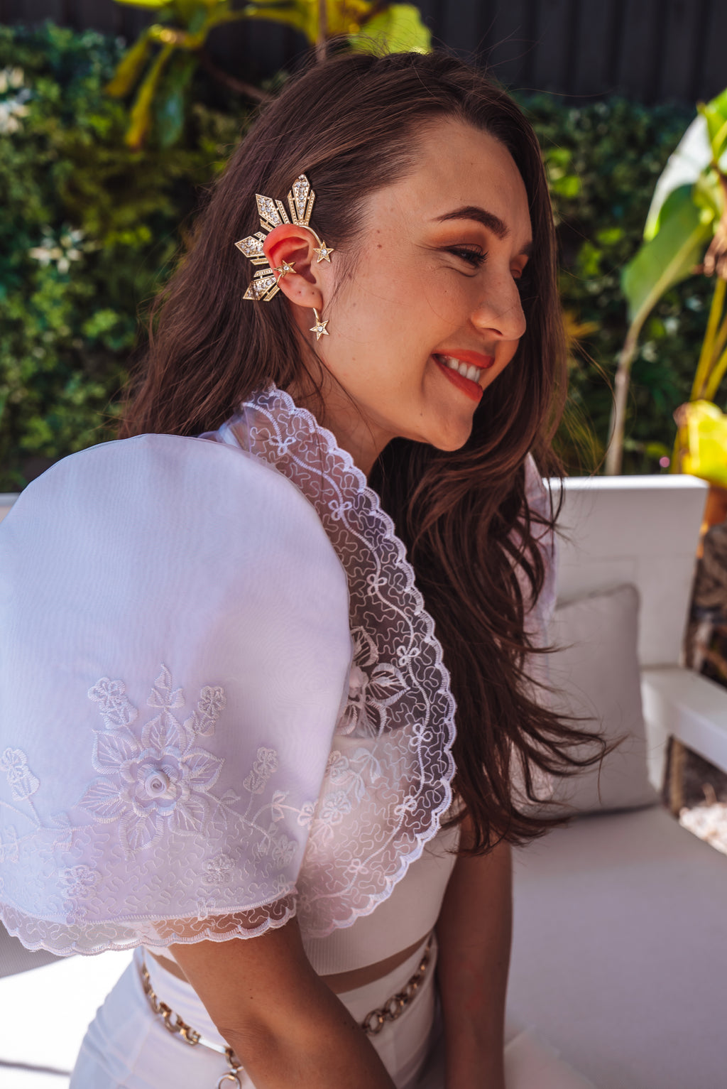 Catriona 'Sun and Stars' Ear Cuff (Gold | Glam)