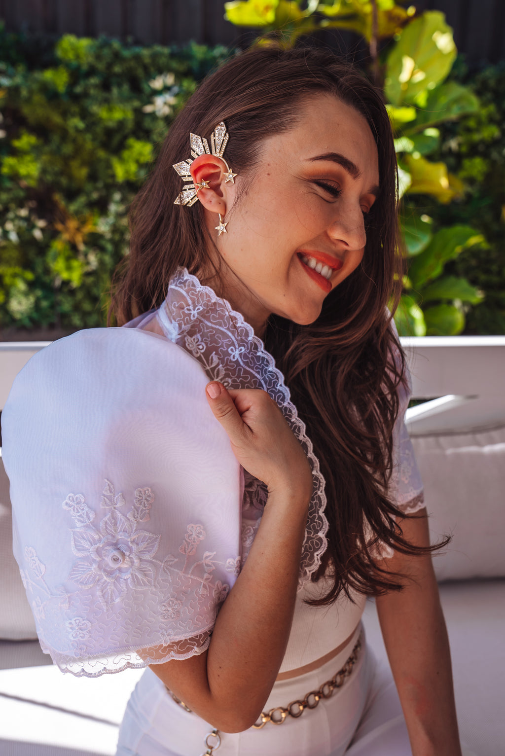 Catriona 'Sun and Stars' Ear Cuff (Gold | Glam)