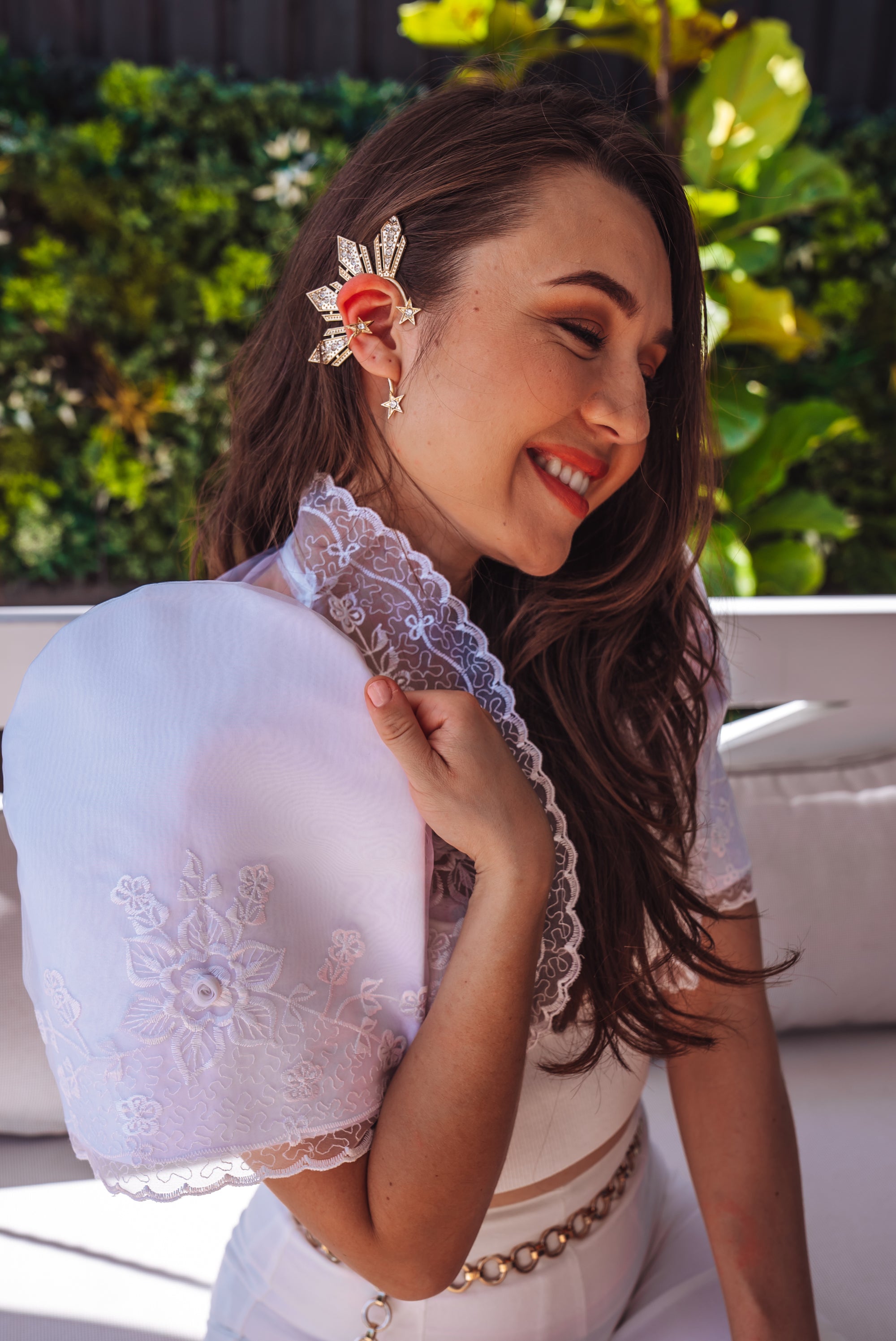 Catriona 'Sun and Stars' Ear Cuff (Gold | Glam)