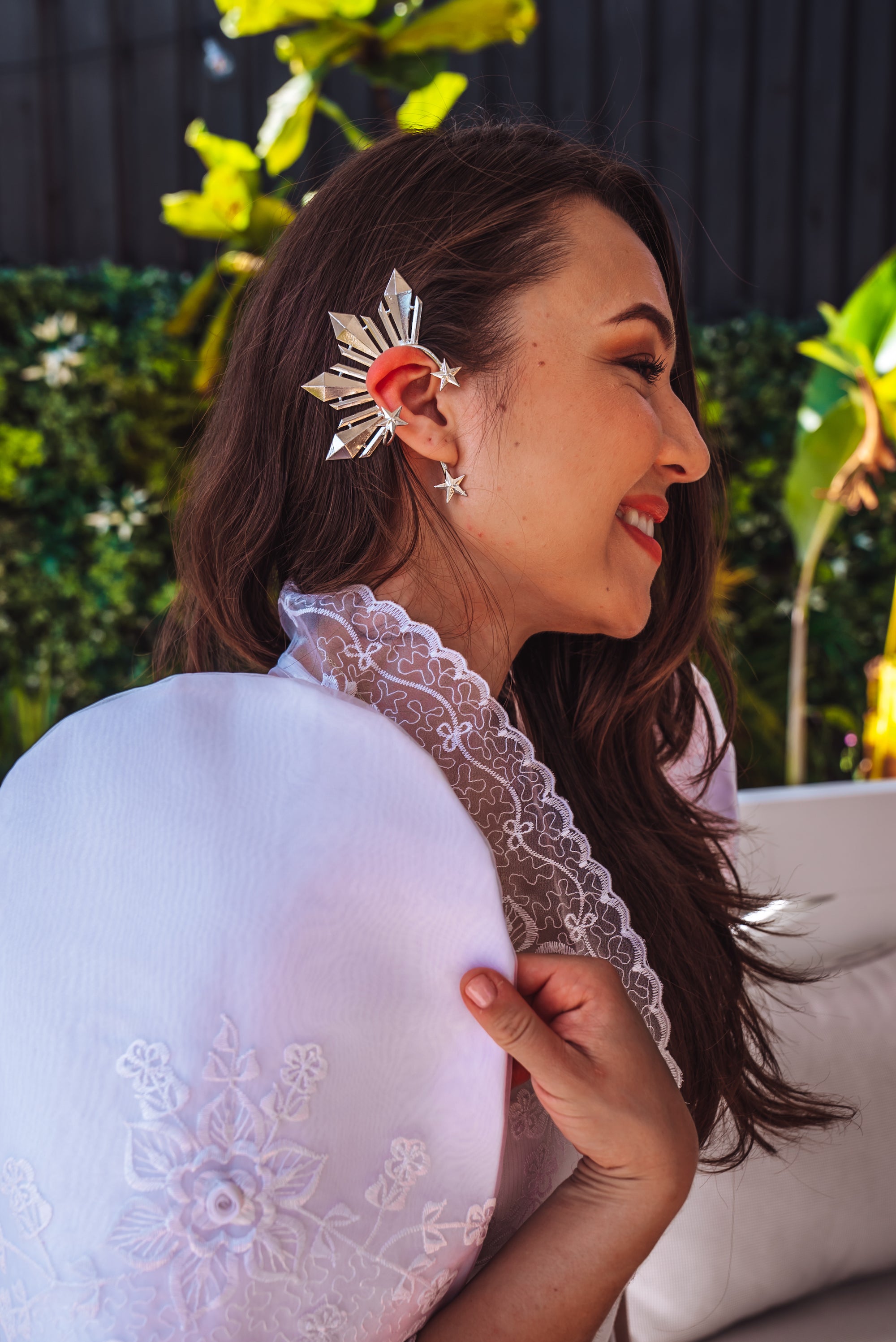 Catriona 'Sun and Stars' Ear Cuff (Silver | Original)